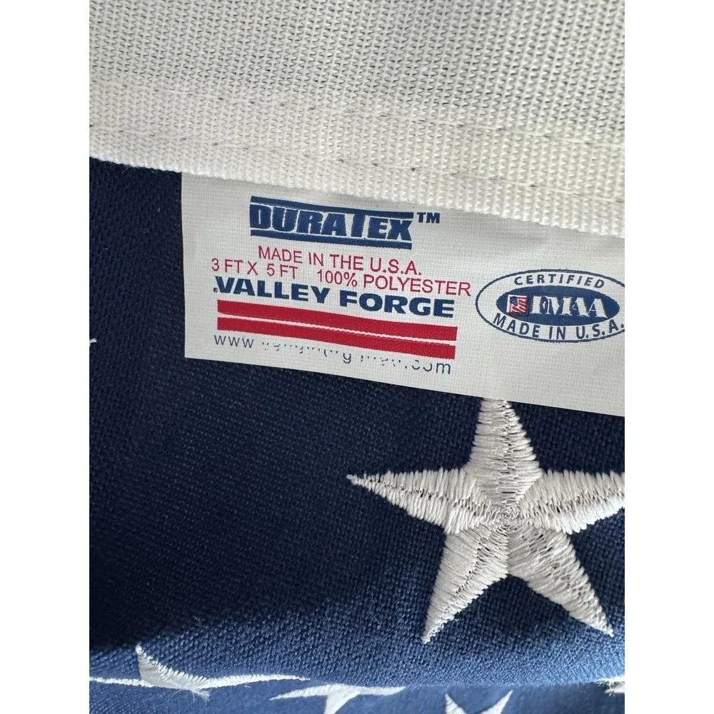 American Flag 3 X 5 Made In The USA Valley Forge Polyester